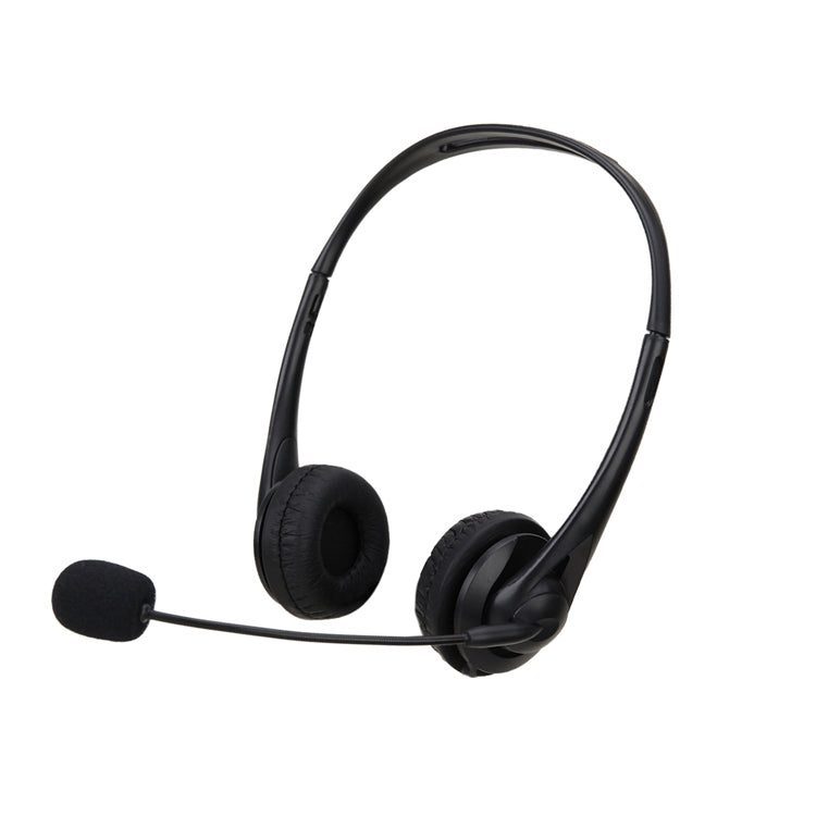 SOYTO SY490 Teaching Office Netzwerk-Klasse Studentenausbildung Computer-Headset, Stil:, Doppeltes Ohr Schwarz Trennung USB