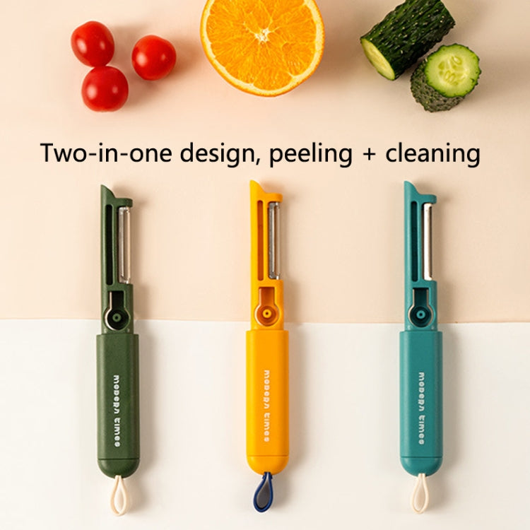 Multifunctional Fruit & Vegetable Cleaning Brush Kitchen Produce Scrubber Tool