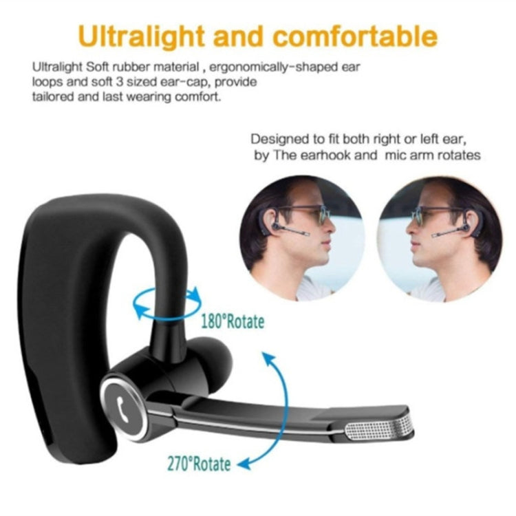 Lymoc V8S Business Bluetooth Funkkopfhörer Auto Bluetooth V4.1 Telefon Freisprechanlage Mikrofon Musik für iPhone Xiaomi Samsung
