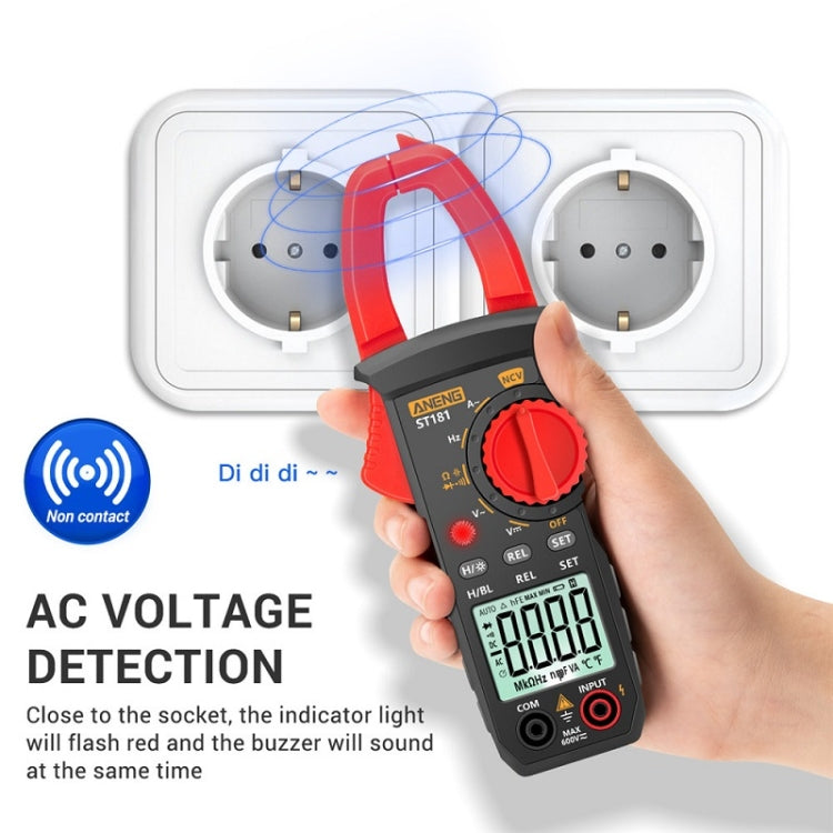 ANENG Intelligent Digital Backlit Clamp-On High-Precision Multimeter, ST181, ST182, ST183