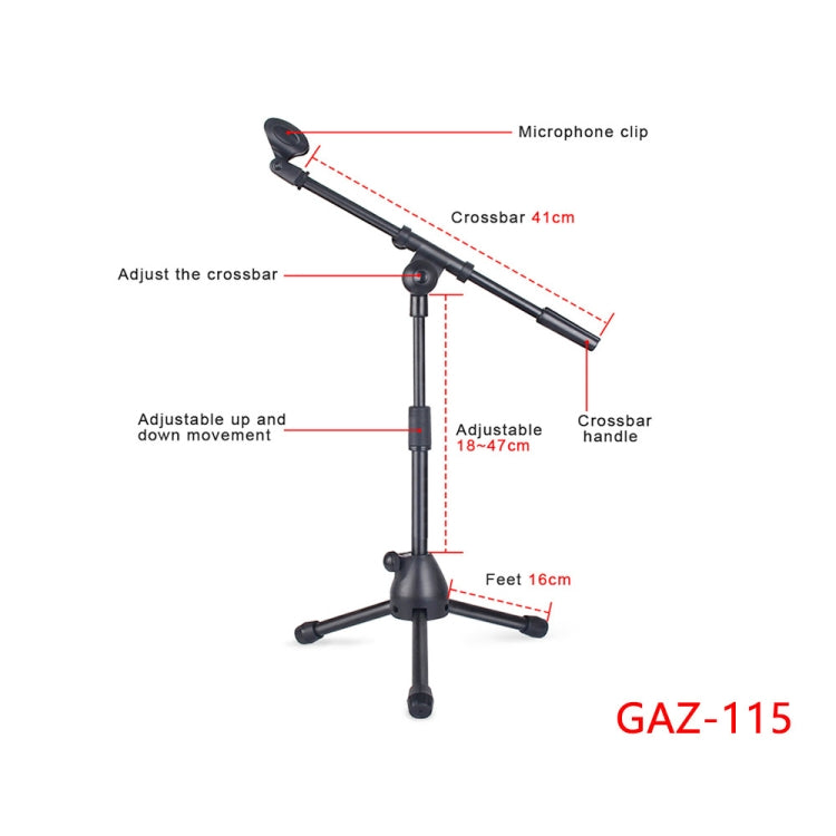 Single Rod Floor Formula Adjustable Microphone Bracket, Style:, GAZ-115, GAZ-201, GAZ-206