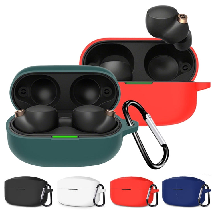 2PCS Silicone Earphone Case for Sony WF-1000XM4 Protective Cover Shockproof Charging Case Skin Dustproof Carrying Case