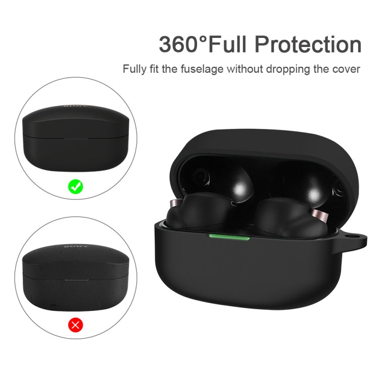 2PCS Silicone Earphone Case for Sony WF-1000XM4 Protective Cover Shockproof Charging Case Skin Dustproof Carrying Case