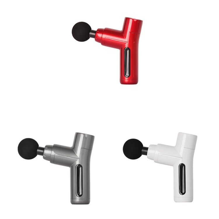 JM-09 Brushless Mini Massage Vibration Fascia Gun, Grey, White, Red