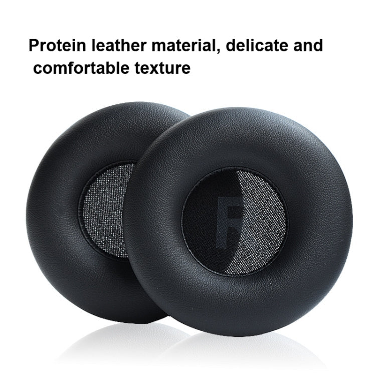 1 Paar Proteinleder-Schwamm-Ohrpolster für JBL T450 / Tune 600 / T500BT, Schwarz, Hellviolett, Meeresblau