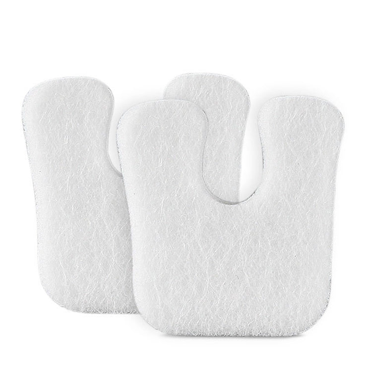 U-Type Sheep Felt Hairy Function Stickers, White, Skin Color
