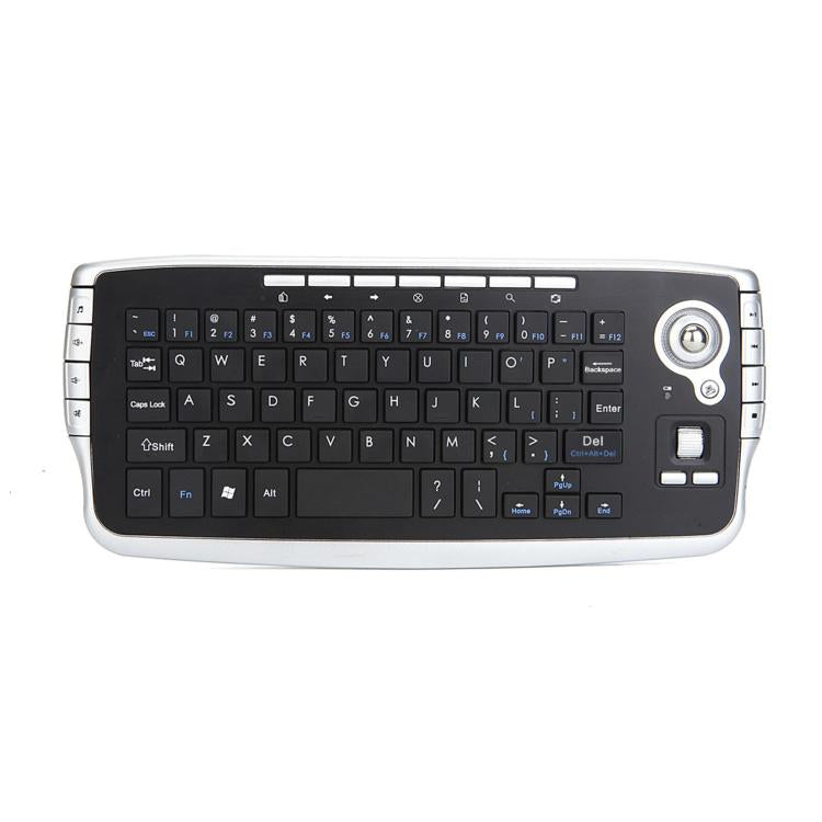 MY-10 2.4G 78 Keys 1200 DPI Mini Wireless Trackball Keyboard Wireless Keyboard And Mouse Set