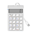 Sunreed SKB886S 19-Tasten kabelgebundenes Keypad mit digitaler USB-Schnittstelle, Kabellänge: 1,5 m, kabelgebunden Weiß, kabelgebunden Schwarz