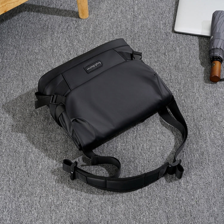 WEIXIER D231 Wasserdichte stoßfeste Oxford-Umhängetasche Herren-Schultertasche (Schwarz)