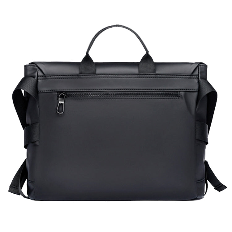 WEIXIER D231 Wasserdichte stoßfeste Oxford-Umhängetasche Herren-Schultertasche (Schwarz)