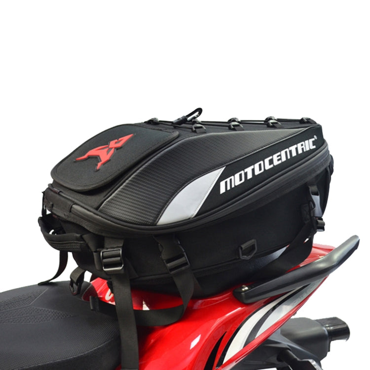 MOTOCENTRIC 11-MC-0102 Motorcycle Rear Seat Helmet Bag, Red, Blue, Green, Gray