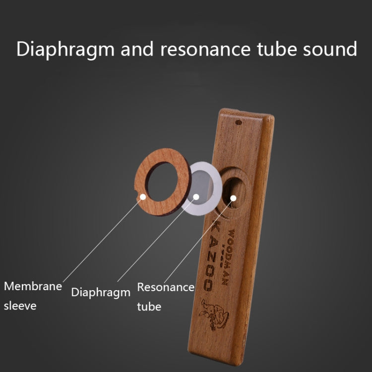 ADL07 Wooden Environmental Protection Portable Kazoo, ADL07 Kazoo