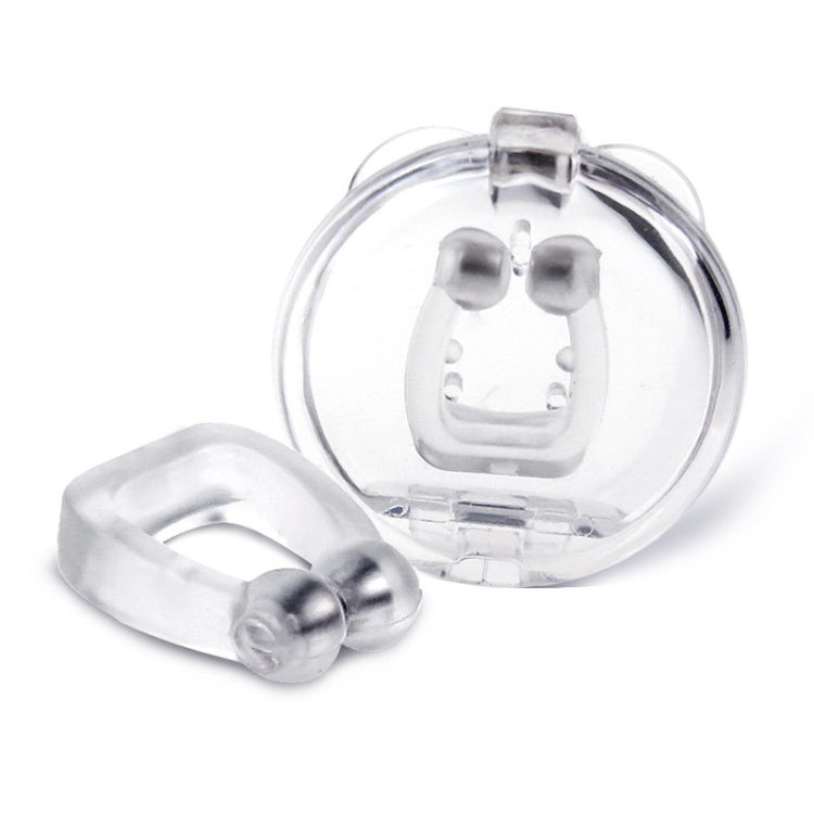 Mini Portable Silicone Anti-Snoring Nose Plugs – Transparent Snore Stopper-10pcs