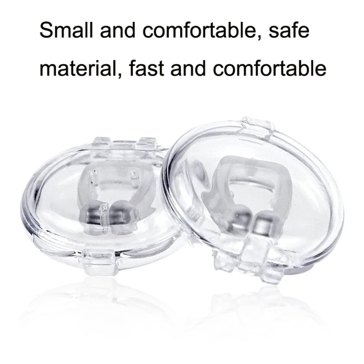 Mini Portable Silicone Anti-Snoring Nose Plugs – Transparent Snore Stopper-10pcs