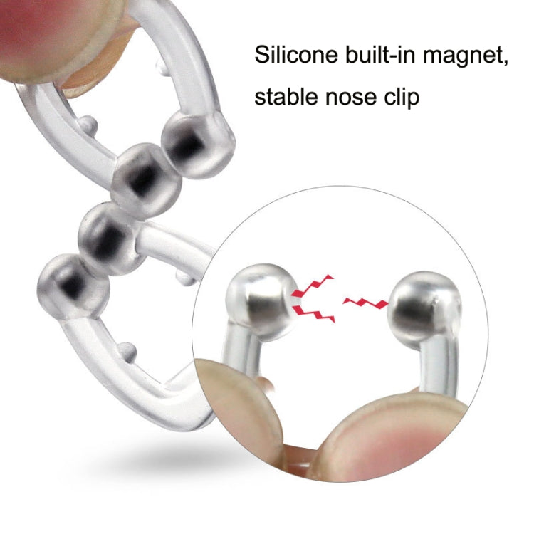 Mini Portable Silicone Anti-Snoring Nose Plugs – Transparent Snore Stopper-10pcs