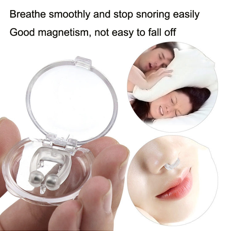 Mini Portable Silicone Anti-Snoring Nose Plugs – Transparent Snore Stopper-10pcs