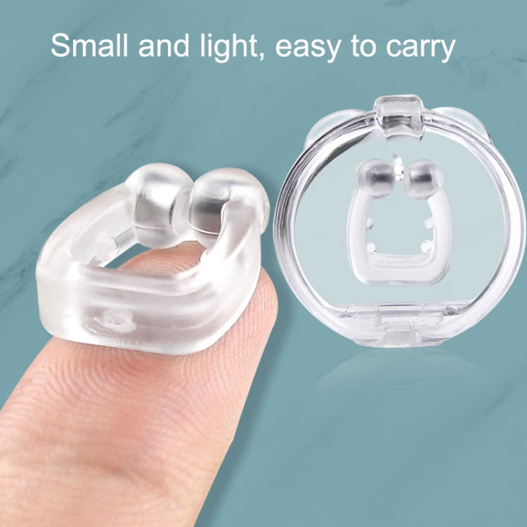 Mini Portable Silicone Anti-Snoring Nose Plugs – Transparent Snore Stopper-10pcs