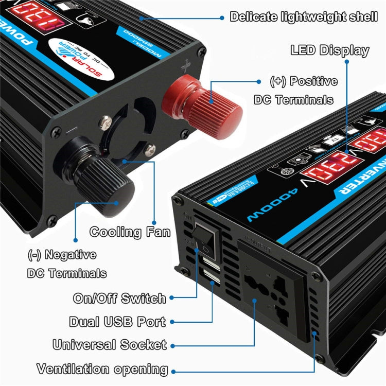 300W 12V Solar Inverter Kit – 18W Panel + 30A Controller