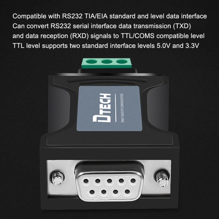 DTECH DT-9005 RS232-auf-TTL-Seriell-Port-Modul ohne Netzteil, Schnittstelle: 5V-Modul