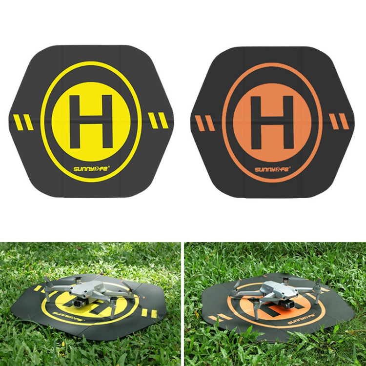 Sunnylife Drohne Universelles doppelseitiges faltbares Leder-Helipad, Größe: 55 x 50 cm