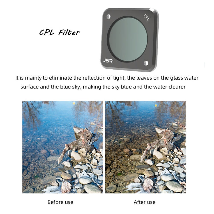 JUNESTAR Action-Kamera-Filter für DJI Action 2, Ausführung:, ND4, ND8, ND16, ND32, ND64, ND1000, ND8PL, Makro 10X, Nacht, CS-3IN1, CS-4in1, CS-4in1 (NDPL), CS-6IN1, CS-8in1
