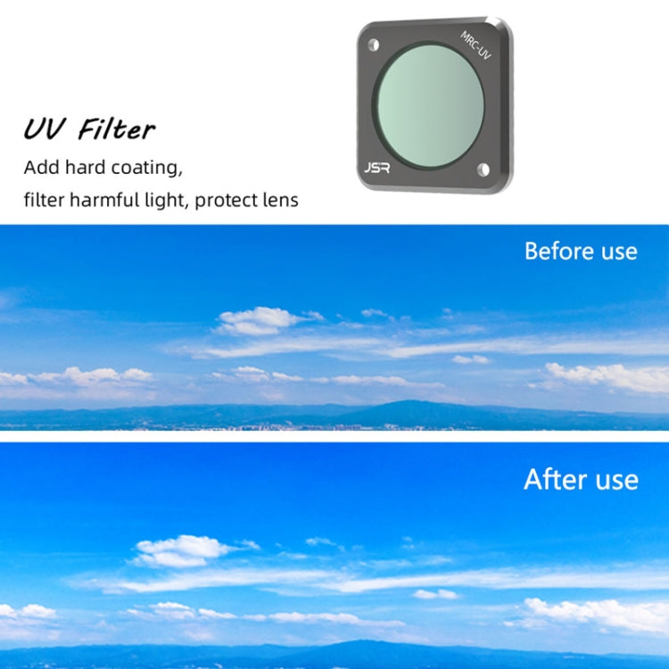 JUNESTAR Action-Kamera-Filter für DJI Action 2, Ausführung:, ND4, ND8, ND16, ND32, ND64, ND1000, ND8PL, Makro 10X, Nacht, CS-3IN1, CS-4in1, CS-4in1 (NDPL), CS-6IN1, CS-8in1