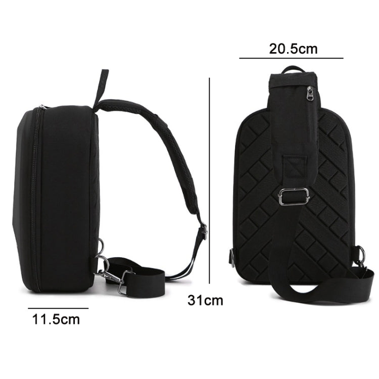 Aufbewahrungstasche Umhängetasche Brusttasche für DJI Mini 3 / Mini 3 Pro (Schwarz)