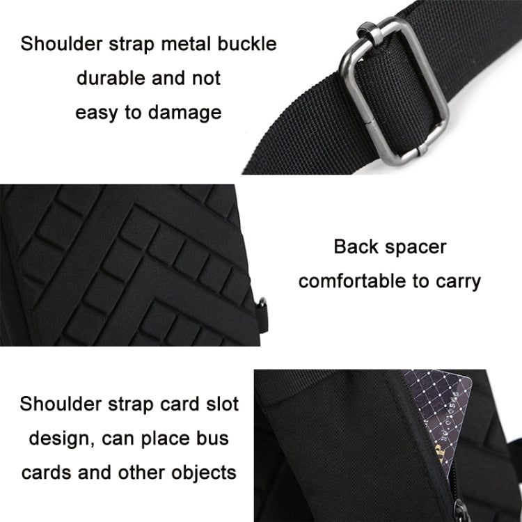 Aufbewahrungstasche Umhängetasche Brusttasche für DJI Mini 3 / Mini 3 Pro (Schwarz)
