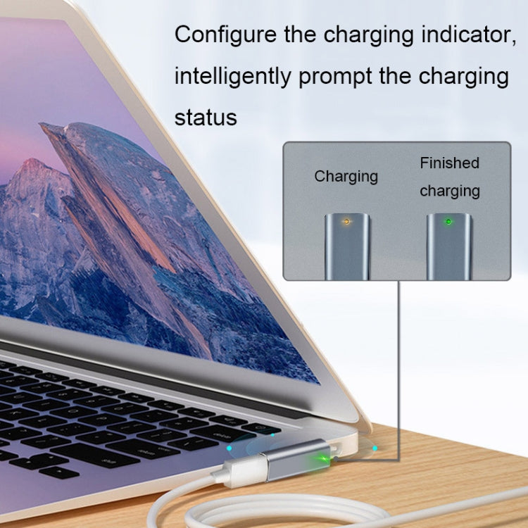 Type-C/USB-C auf MagSafe 1/2 Ladeadapter mit Unterstützung für PD-Laden (Type-C auf MagSafe 1 L)