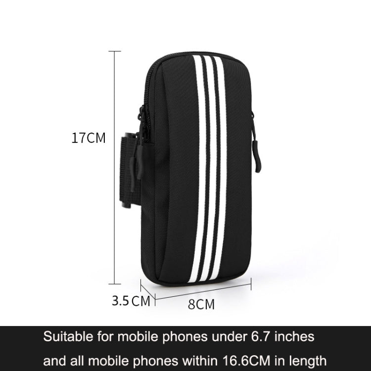 Outdoor Sports Running Phone Arm Bag Fitness Armband Wrist Bag Adjustable Mobile Phone Holder for Running Gym Cycling