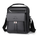 WEIXIER D244 Men Shoulder Bag Large Capacity Business Retro Messenger Bag, D244 Black, D244 Brown