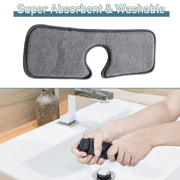 Absorbent Basin Drain Pad Quick Dry Water Mat Fiber Cleaning Kitchen Bathroom Pad