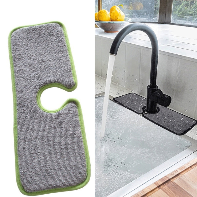 Absorbent Basin Drain Pad Quick Dry Water Mat Fiber Cleaning Kitchen Bathroom Pad