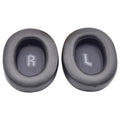 2pcs Headphone Cover Foam Cover for JBL E55BT, Color: Without LR, Black
