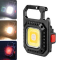 E-SMARTER W5130 Mini-Schlüsselanhänger-Taschenlampe mit starkem Licht, Spezifikation:, Licht, Mit Halterung