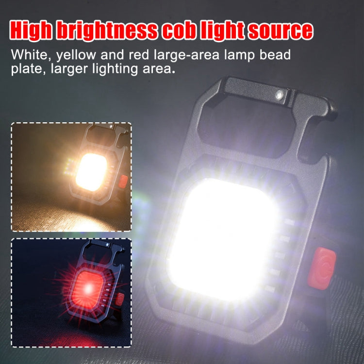E-SMARTER W5130 Mini-Schlüsselanhänger-Taschenlampe mit starkem Licht, Spezifikation:, Licht, Mit Halterung
