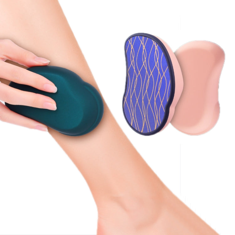Crystal Hair Remover Epilator Painless Manual Exfoliating Hair Removal Tool Pink