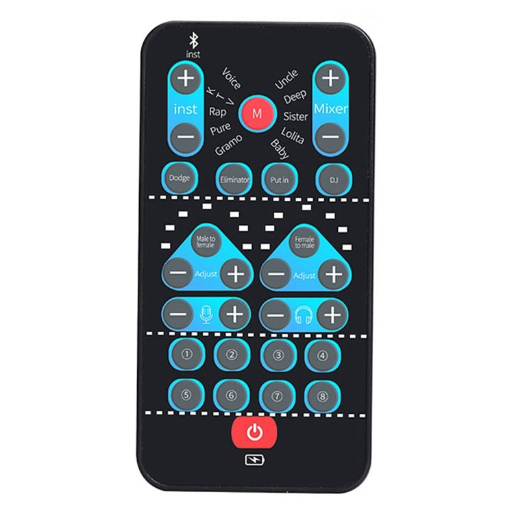M10  Mobile Computer Sound Card Mini Voice Changer K Song Recording Bluetooth Voice Changer, M10