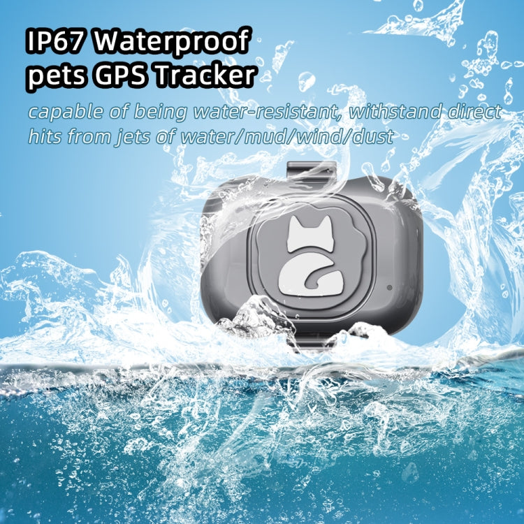 Pets GPS Tracker IP67 Waterproof Smart Collar Anti-lost Tracking for Dog Cat