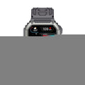 KR06 1.8 Inch Heart Rate Blood Pressure Monitoring Smart Calling Watch, Black, Green