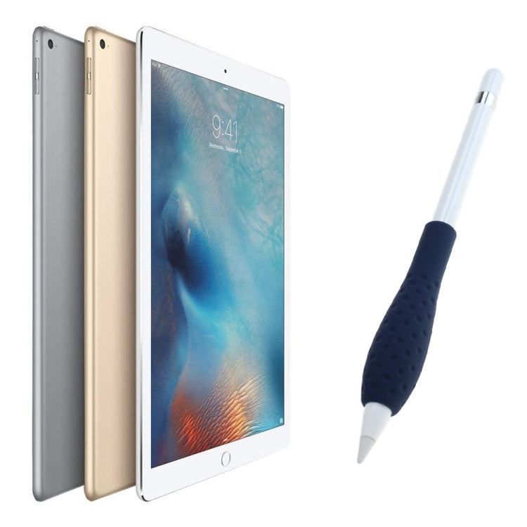 Tablet Stylus Pencil Silicone Case For Apple Pencil 1/2 Gen(Black)