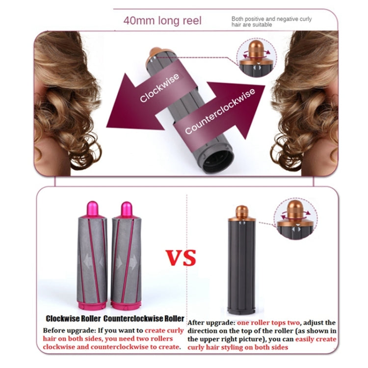 13.4cm Upgraded Long Barrel Curling Iron for Dyson i.d./HD01/02/03/04/08 Hair Dryer  30mm Gold