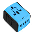 BMAX 199-04U Reise Multifunktionaler USB-Konverter 4 USB Universalsteckdose, BMAX 199-04U Blau, BMAX 199-04U Schwarz