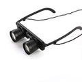 Camman 3 x 28 Adjustable Focus Glass Type Fishing Binoculars ,Spec:, Only  Binoculars, With Zippered Glasses Case