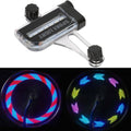 Bike Double-Sided Hot Wheels Mountain Bike Steel Wire Colorful Spokes Lamp, A02