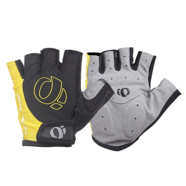 YIZIMI Anti-Schock-Handschuhe mit halben Fingern, Radsport-Silikon-Handschuhe mit kurzen Fingern, S, M, L, XL