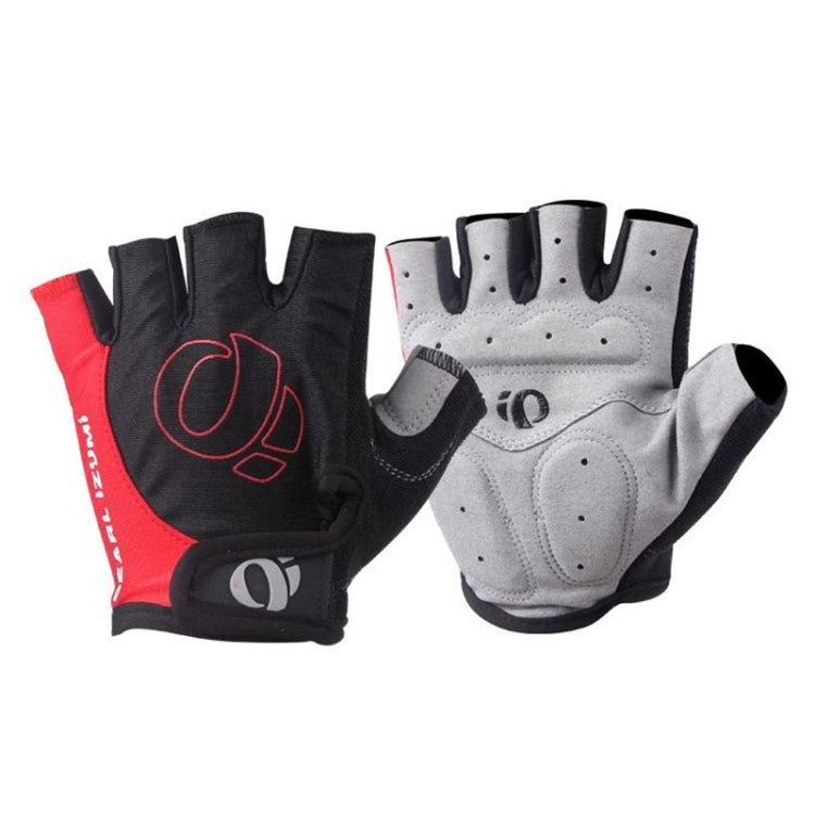 YIZIMI Anti-Schock-Handschuhe mit halben Fingern, Radsport-Silikon-Handschuhe mit kurzen Fingern, S, M, L, XL