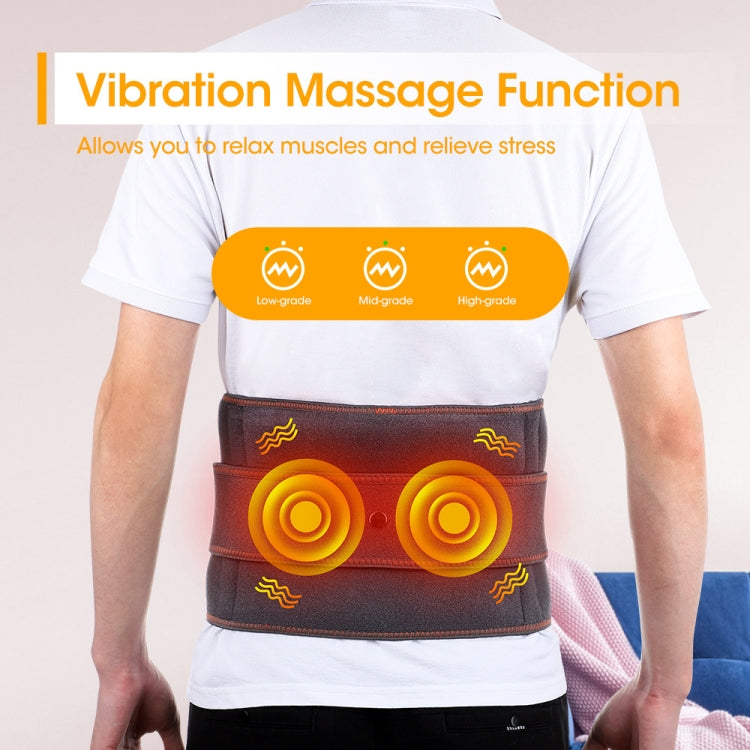 USB Charging Red Light Heating Massage Lumbar Belt Warming Waist Belt, Lumbar Belt
