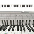 88 Keys Keyboard Piano Practice Paper Comparison Table Fingering Practice Comparison Chart, White