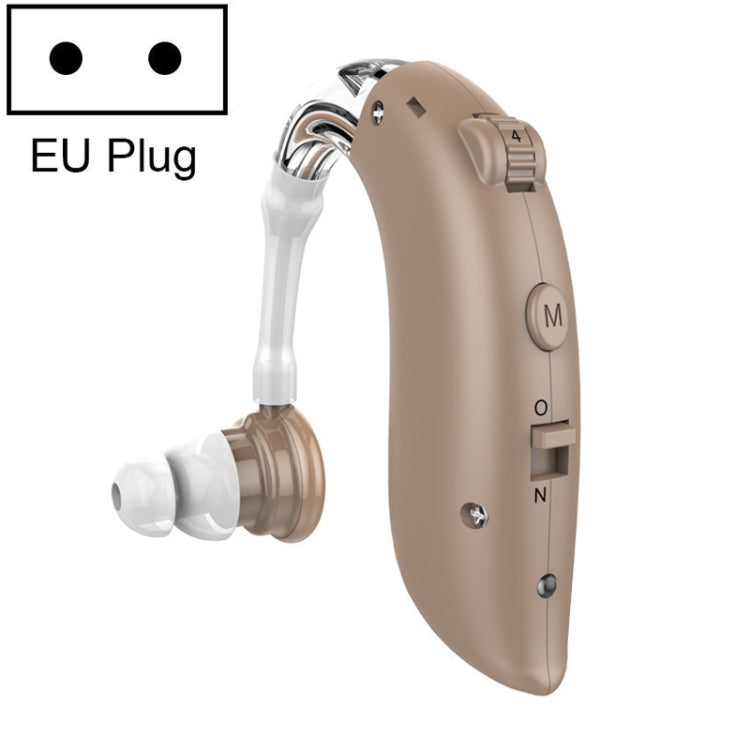 GM-105 Smart Noise Cancelling Ear-hook Rechargeable Elderly Sound Collector, Spec:, EU Plug(Skin Color), US Pulg(Skin Color), EU Plug(Blue), US Pulg(Blue)